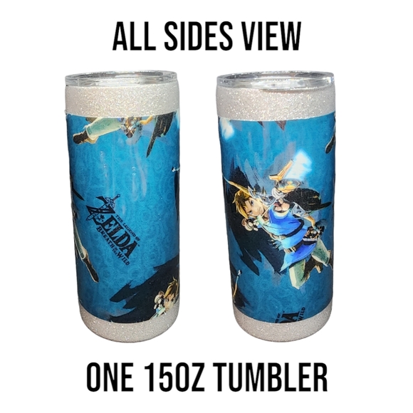 Zelda/15oz Handcrafted Tumbler - Picture 3 of 3